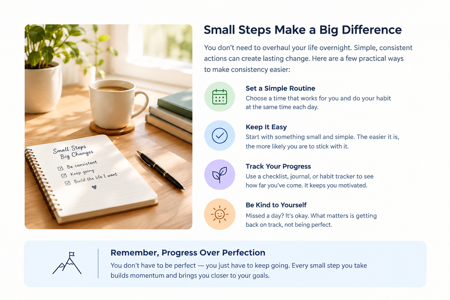 How to build better habits and stay consistent
