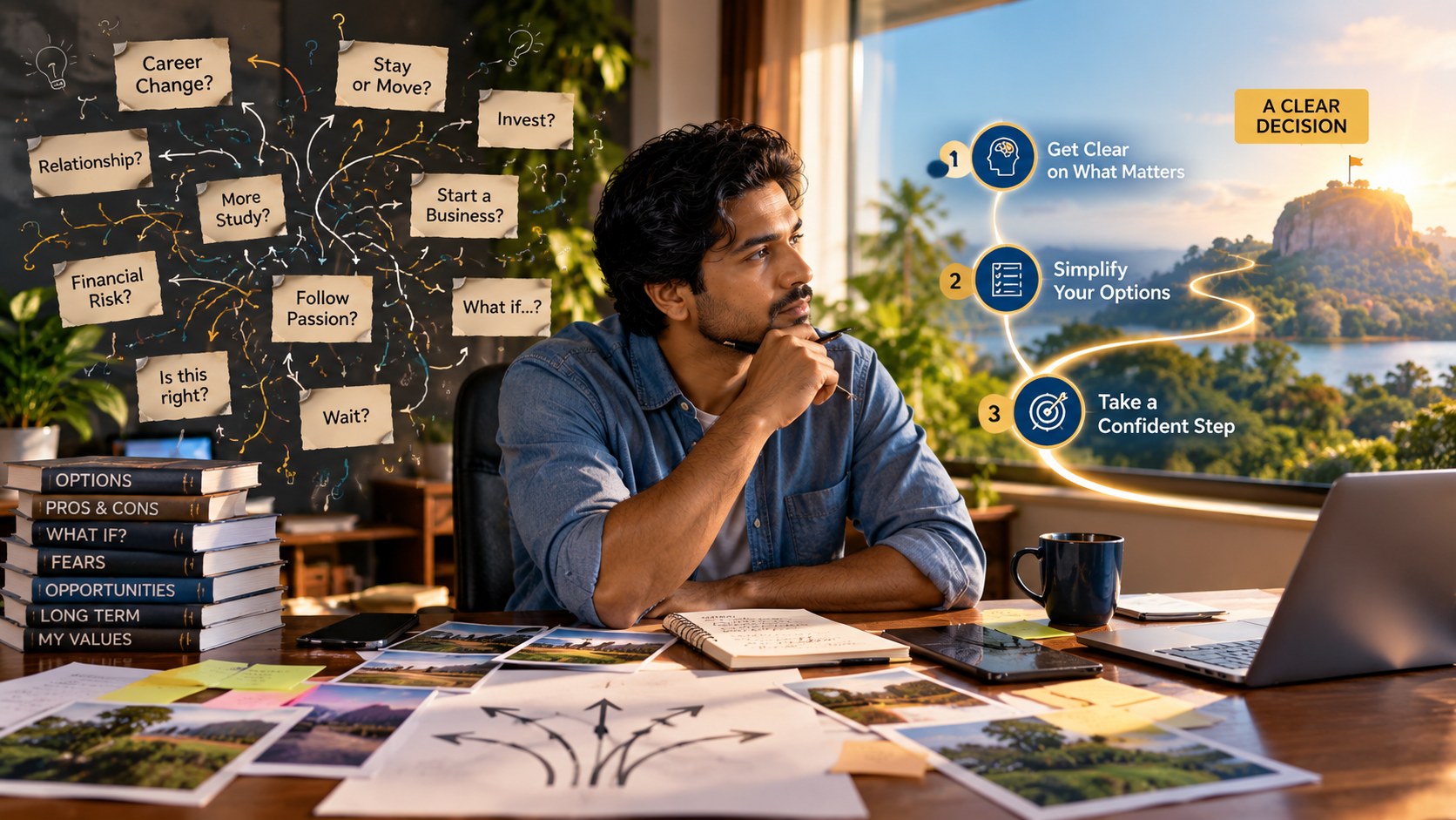 How to make better decisions when overwhelmed using a clear decision-making framework